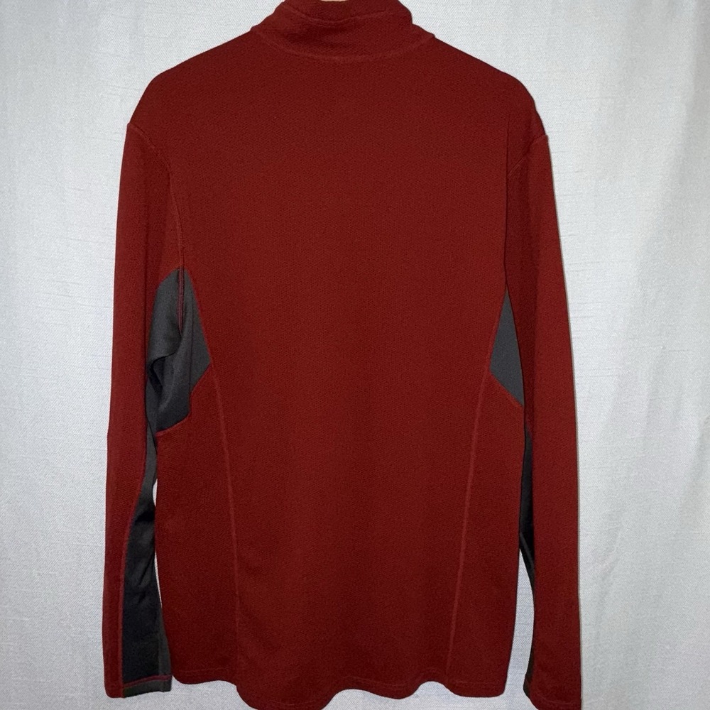 Nike ACG Pullover Shirt Red 1/4 Zip Golf Outdoors Mens Large Long‎ Sleeve - Picture 9 of 9